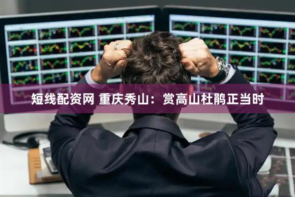短线配资网 重庆秀山:赏高山杜鹃正当时